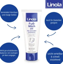 Linola Fuß-Milch 100 ml Milch
