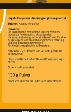 Litozin Hagebuttenpulver 130 G