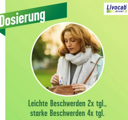 Livocab direkt Kombipackung 4 ml Augentropfen + 5 ml Nasenspray 1 Kombipackung
