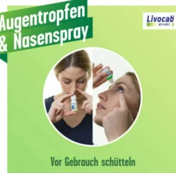 Livocab direkt Kombipackung 4 ml Augentropfen + 5 ml Nasenspray 1 Kombipackung