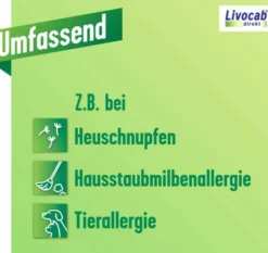 Livocab direkt Kombipackung 4 ml Augentropfen + 5 ml Nasenspray 1 Kombipackung