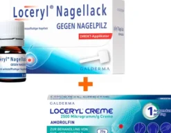 Loceryl Nagellack gegen Nagelpilz Direkt Applikator 3 ml + Loceryl Creme 20 g