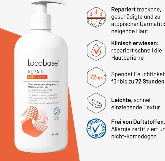 Locobase Repair Light Creme 450 ml