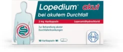 Lopedium akut bei akutem Durchfall 10 Kapseln
