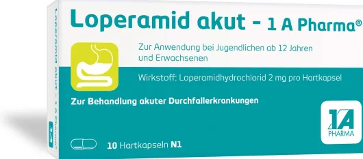 Loperamid akut 1A Pharma 10 Kapseln