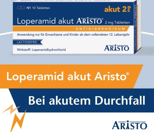 Loperamid Akut Aristo 2 mg 10 Tabletten