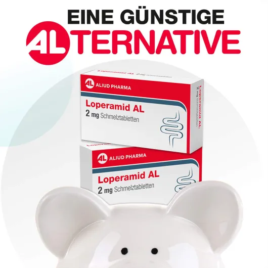 Loperamid Al 2 mg 6 Schmelztabletten