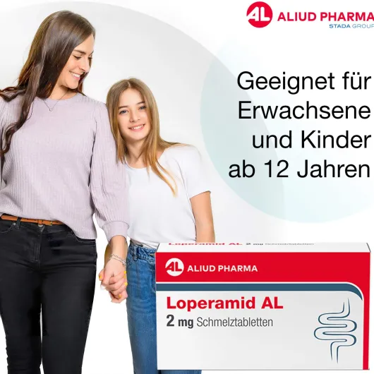 Loperamid Al 2 mg 6 Schmelztabletten