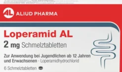 Loperamid Al 2 mg 6 Schmelztabletten