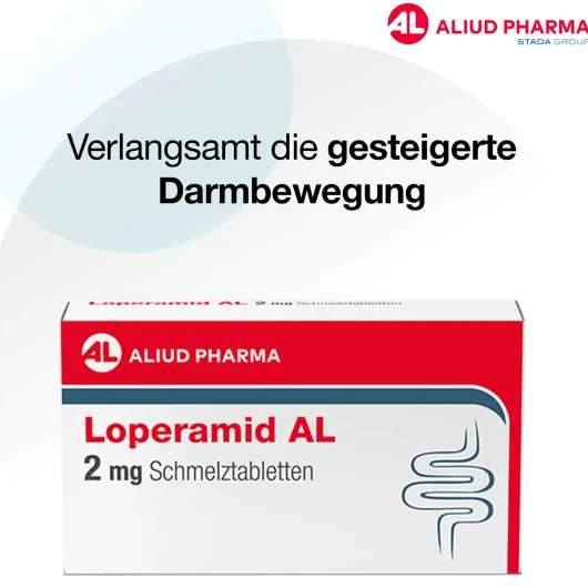Loperamid Al 2 mg 6 Schmelztabletten