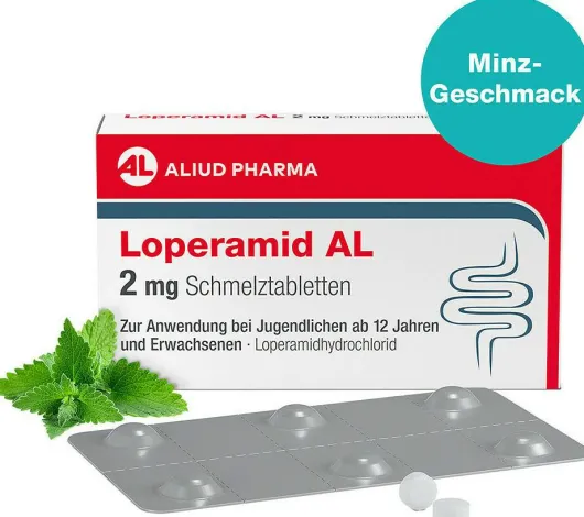 Loperamid Al 2 mg 6 Schmelztabletten