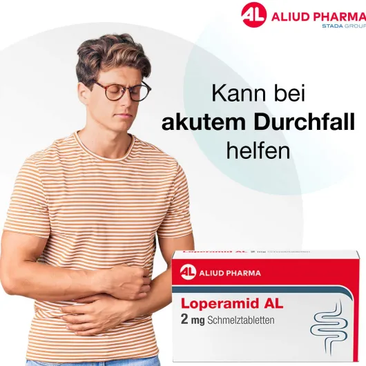 Loperamid Al 2 mg 6 Schmelztabletten