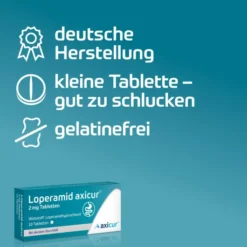 Loperamid Axicur 2 mg 10 Tabletten