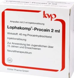 Lophakomp Procain 2 ml Injektionslösung 100 Ampullen