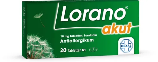 Lorano akut Antiallergikum 20 Tabletten