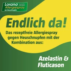 Lorano Azelastin-Fluticason Allergiespray bei Heuschnupfen 23 g