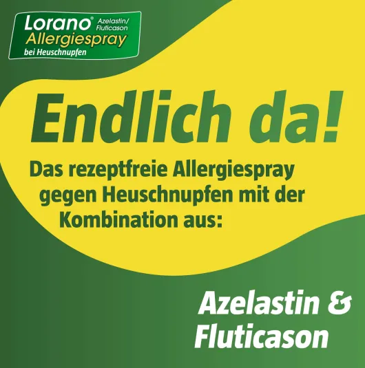 Lorano Azelastin-Fluticason Allergiespray bei Heuschnupfen 23 g