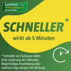 Lorano Azelastin-Fluticason Allergiespray bei Heuschnupfen 23 g