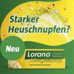 Lorano Azelastin-Fluticason Allergiespray bei Heuschnupfen 23 g