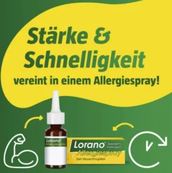 Lorano Azelastin-Fluticason Allergiespray bei Heuschnupfen 23 g