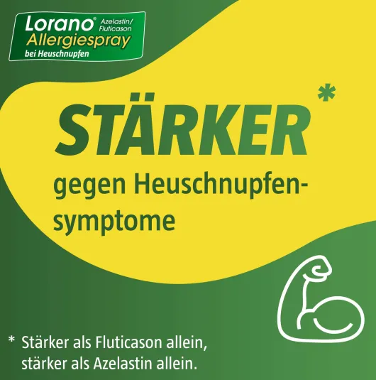 Lorano Azelastin-Fluticason Allergiespray bei Heuschnupfen 23 g
