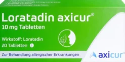 Loratadin Axicur 10 mg 20 Tabletten