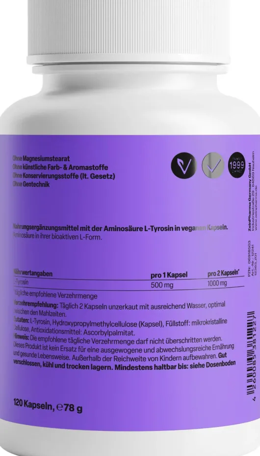 L - Tyrosin 120 Kapseln