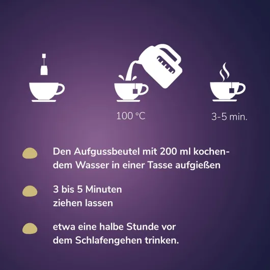 Lunalaif Guter Schlaf Heißgetränk 20 Beutel