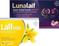 Lunalaif Guter Schlaf Kombi Depot 30 Tabletten + Laif 900 Balance 100 Tabletten