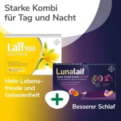 Lunalaif Guter Schlaf Kombi Depot 30 Tabletten + Laif 900 Balance 100 Tabletten