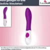 Lustvoll Vibrator Bend lila 1 Stück
