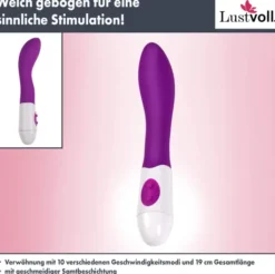 Lustvoll Vibrator Bend lila 1 Stück