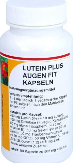 Lutein Plus Augen Fit Kapseln 90 Stück