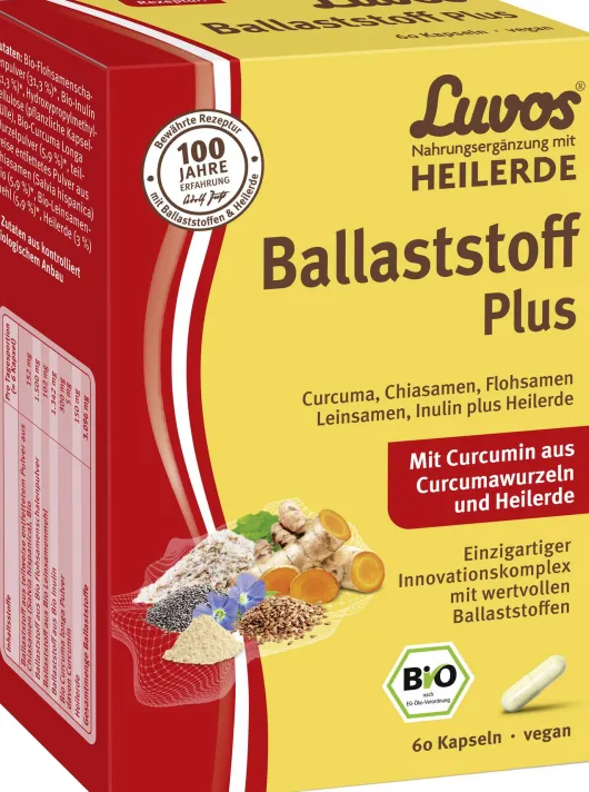 Luvos Heilerde Bio Ballaststoff Plus Kapseln