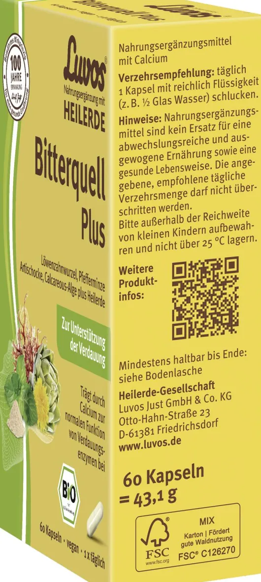 Luvos Heilerde Bio Bitterquell Plus Kapseln