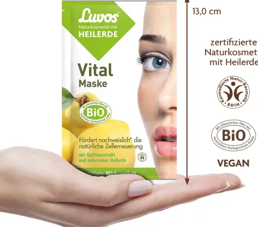 Luvos Naturkosmetik Heilerde Vital 2 X 7,2 ml Maske