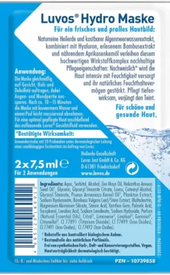 Luvos Naturkosmetik Heilerde Hydro Maske 2 X 7,5 ml