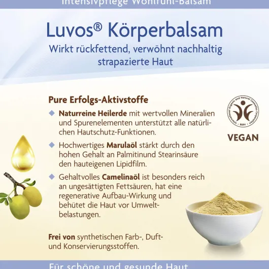 Luvos Naturkosmetik Körperbalsam Intensivpflege 30 ml Emulsion