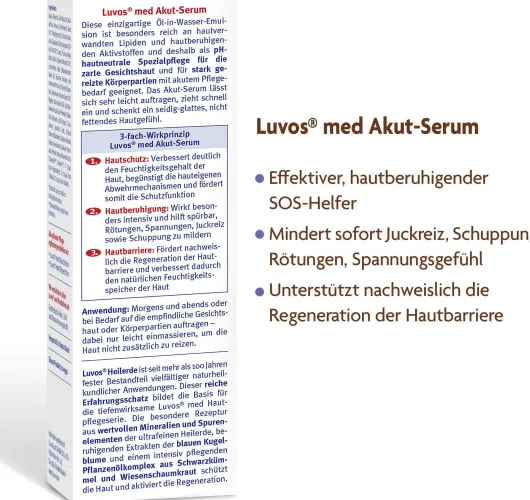Luvos Naturkosmetik Med Akutserum 50 ml
