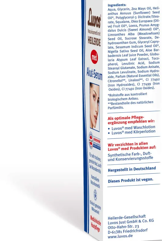 Luvos Naturkosmetik Med Akutserum 50 ml