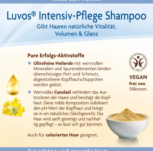 Luvos Naturkosmetik Mit Heilerde 200 ml Shampoo