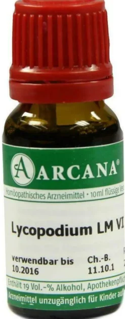 Lycopodium Arcana Lm 6 Dilution 10 ml
