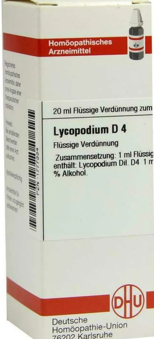Lycopodium D4 Dhu 20 ml Dilution