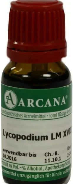 Lycopodium Lm 18 Dilution Verdünnung 10 ml