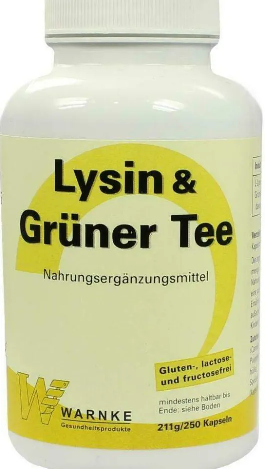 Lysin und Grüner Tee 250 Kapseln