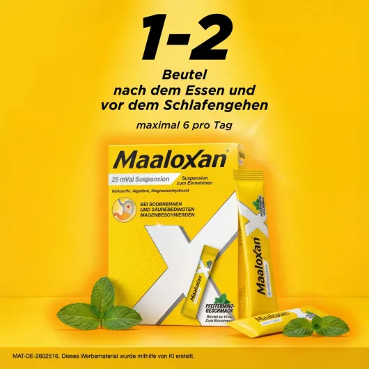 Maaloxan 25 mVal Suspension 10 X 10 ml Suspension