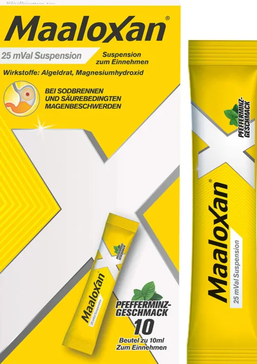 Maaloxan 25 mVal Suspension 10 X 10 ml Suspension