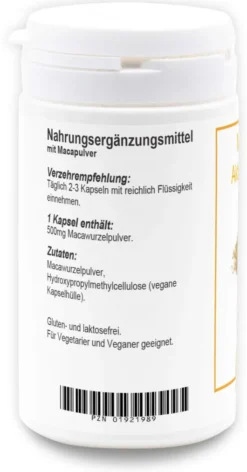 Maca Aktiv Plus Kapseln 60 Stück