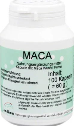Maca 100 Kapseln Mit Maca Wurzel Pulver