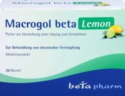 Macrogol Beta Lemon Plv.Z.Her.E.Lsg.Z.Einnehmen 20 Stück